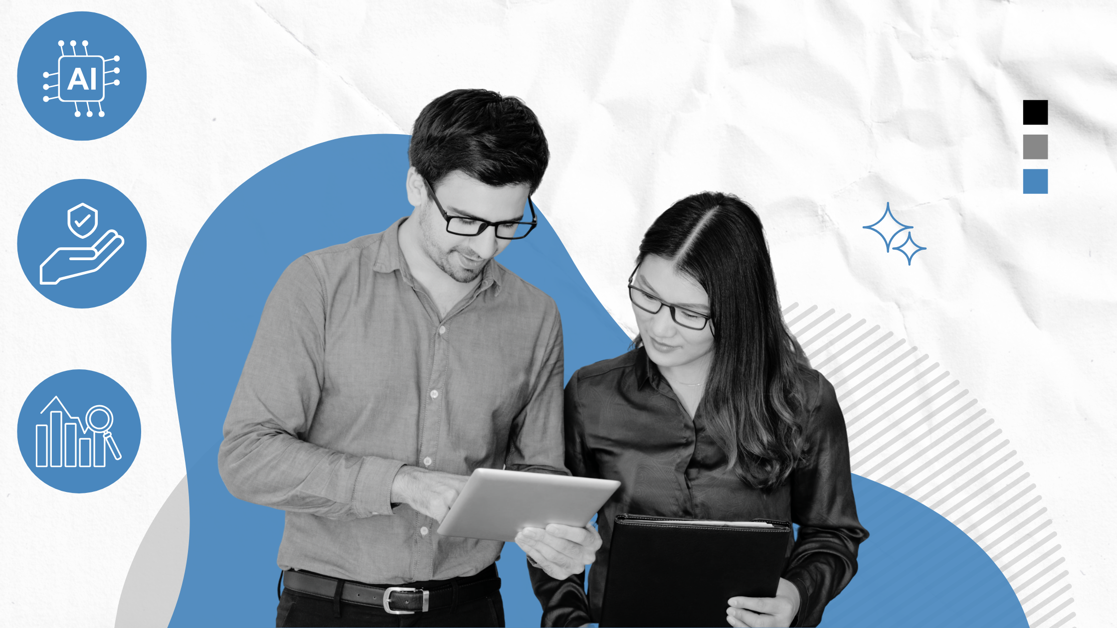 ¿Qué riesgos y beneficios tiene el análisis de datos con IA?